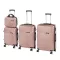 TraveLux Pro XXV gurulós bőrönd szett rosegold