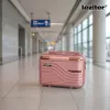 TraveLux Urban V gurulós bőrönd szett lazacrózsaszín