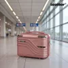 TraveLux Urban XII gurulós bőrönd szett lazacrózsaszín
