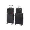 TraveLux Urban XXII gurulós bőrönd szett fekete