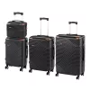 TraveLux Urban XXV gurulós bőrönd szett fekete