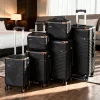 TraveLux Urban XXXXXII gurulós bőrönd szett fekete