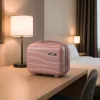 TraveLux Voyager II gurulós bőrönd szett mályvarózsaszín
