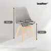 Zelma 4+1 étkező garnitúra fekete-szürke