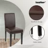 Leon 4+1 étkező garnitúra fehér-barna