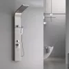 Alegro Silver hidromasszázs zuhanypanel, rozsdamentes acél