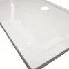 Modena Slim aszimmetrikus szögletes akril zuhanytálca, 80x120x5,5 cm-es méretben