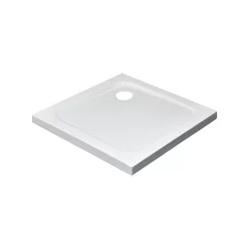 Modena Slim szögletes alacsony akril zuhanytálca, 80x80x5,5 cm-es méretben