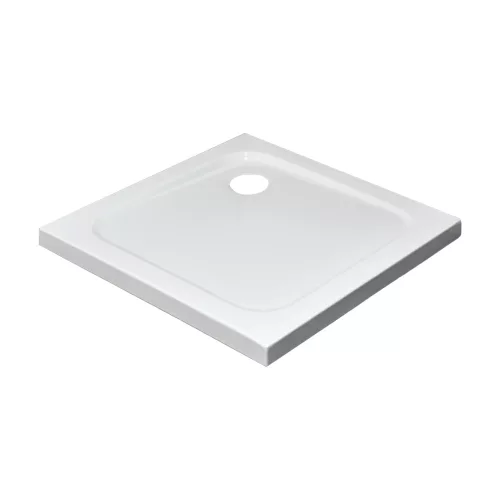 Modena Slim szögletes alacsony akril zuhanytálca, 90x90x5,5 cm-es méretben