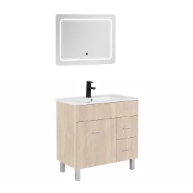 Neo Vision 80 komplett fürdőszoba bútor sonoma tölgy-sonoma tölgy