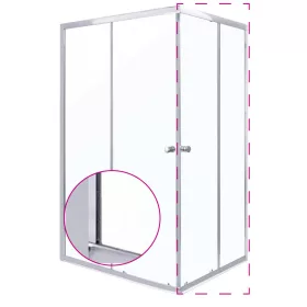 OLGA SQ 70 ELEMENT zuhanyajtó