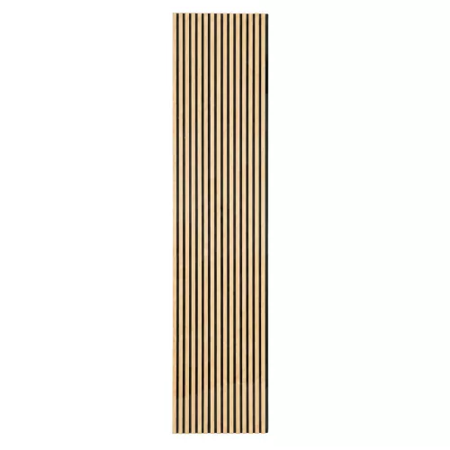 Akusztikus falpanel bambusz 260x60x1,8 cm