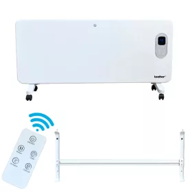 Methana elektromos fűtőtest 1000W/2000W teljesítménnyel, távirányítóval és fali konzollal felszerelve, ideális modern és hatékony fűtési megoldáshoz