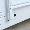 Methana elektromos fűtőtest 1000W/2000W teljesítménnyel, távirányítóval és fali konzollal felszerelve, ideális modern és hatékony fűtési megoldáshoz