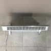 Hekla elektromos fűtőtest 1000W/2000W teljesítménnyel, elegáns fekete üvegfelülettel és digitális kijelzővel