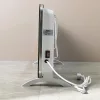 Hekla elektromos fűtőtest 1000W/2000W teljesítménnyel, elegáns fekete üvegfelülettel és digitális kijelzővel