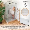 Asama elektromos fűtőtest 1250W/2500W kerekes kialakítással, mobil fűtési megoldás