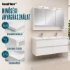 Porto 120 alsó szekrény mosdóval sonoma tölgy-antracit
