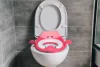 Wc szűkítő ülőke fülekkel puha párnával rózsaszín