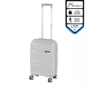 TraveLux Voyager kabinbőrönd keményfedeles 55x40x20 cm szürke