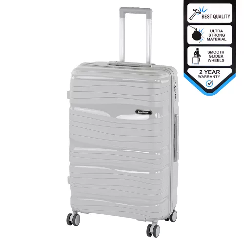 TraveLux Voyager nagy bőrönd keményfedeles 76x50x29 cm szürke