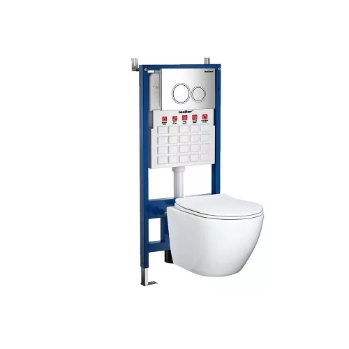 Roya Delano 082CHR falba építhető WC tartály szett