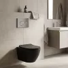 Roya Delano 082CHR falba építhető WC tartály szett fekete