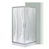 Spirit BAMBOO 90x90 szögletes zuhanykabin, erősített akril zuhanytálcával