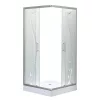 Spirit BAMBOO 90x90 szögletes zuhanykabin, erősített akril zuhanytálcával
