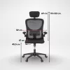 Flexo ergonomikus irodai forgószék deréktámasszal