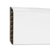Vinyl SPC padlószegély Snow white 2400x100x12 mm