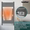 Elektromos törölközőszárító radiátor 500W szürke