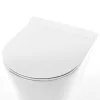 Ride fali, rimless WC