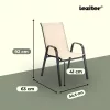 Juba 4+1 kerti bútor garnitúra szett bézs