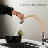 Corin álló mosogató csaptelep flexibilis kifolyócsővel bézs