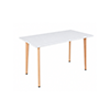 Silla 120 cm szögletes étkezőasztal fehér